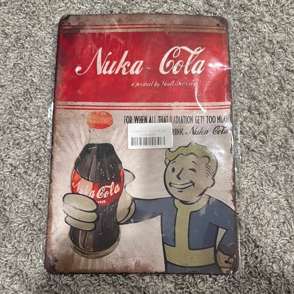 Nuka Cola Vintage Metal Sign